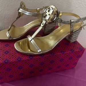 Tory Burch gold Sandals